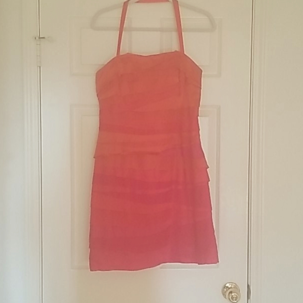 Phoebe Couture Ombre Strapless Dress